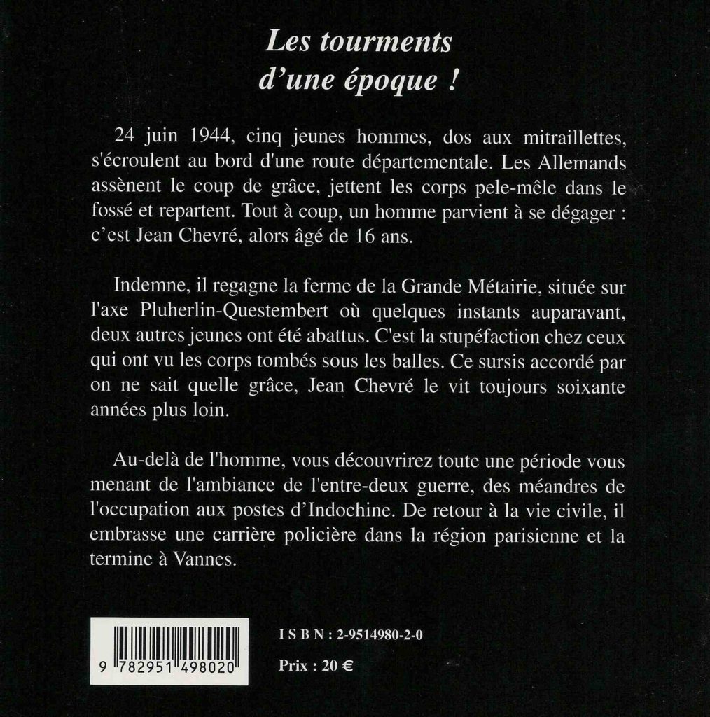 Quatrième de couverture Les tourments d’une époque !